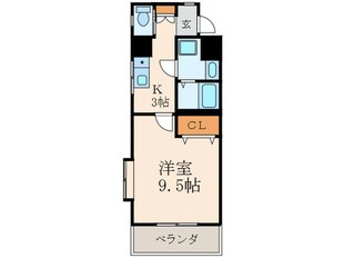 サングレース徳力の物件間取画像